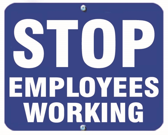 STOP EMPLOYEES WORKING - Stop Emplyees Working